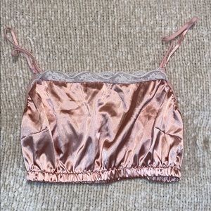 Silk Sleep Crop Top